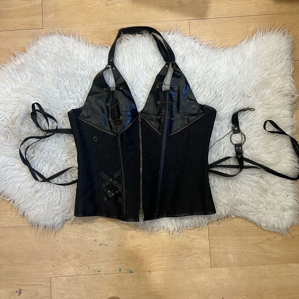 Women’s black corset perfect for halloween costume XL - Picture 10 of 10